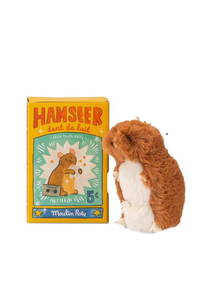 Maskotka chomik w pudełku na mleczne ząbki Moulin Roty BÉBÉ Concept 