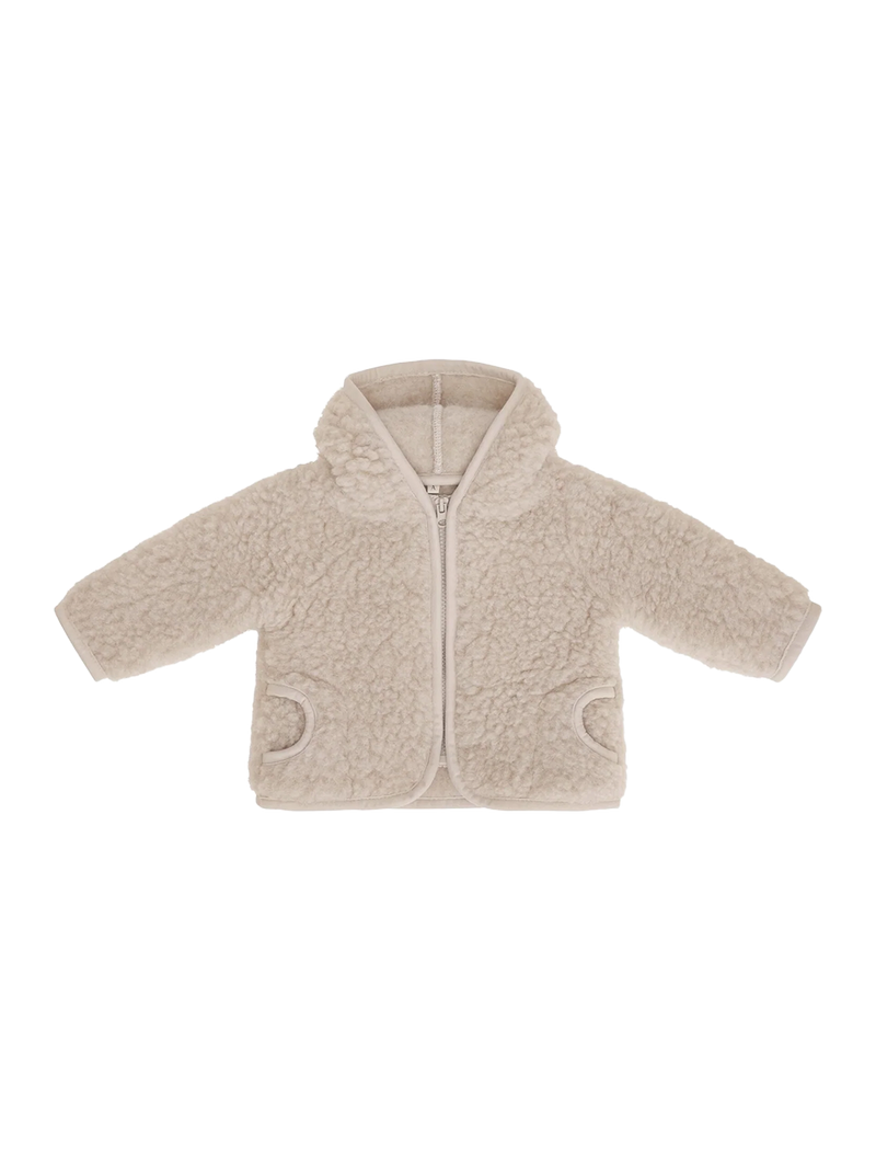 Wełniana kurtka z podszewką