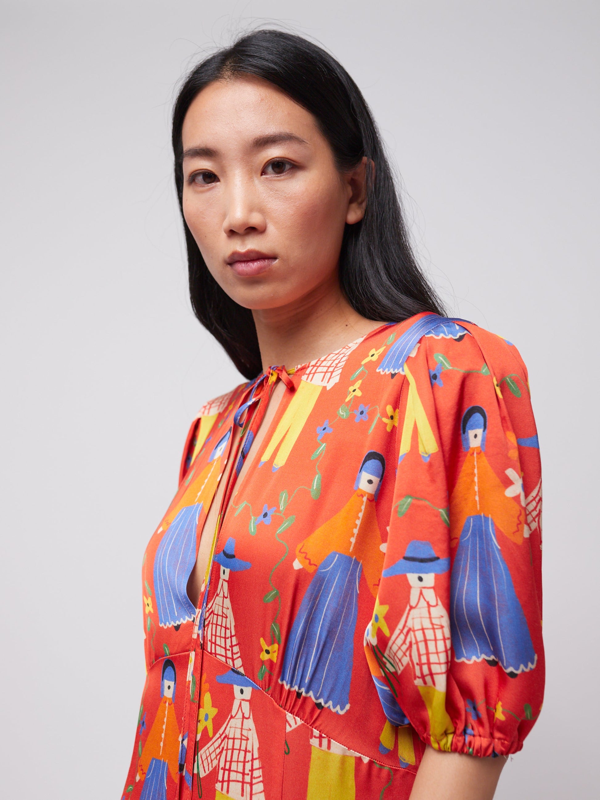 Sukienka Couples print satin dress Adult Bobo Choses BÉBÉ Concept 