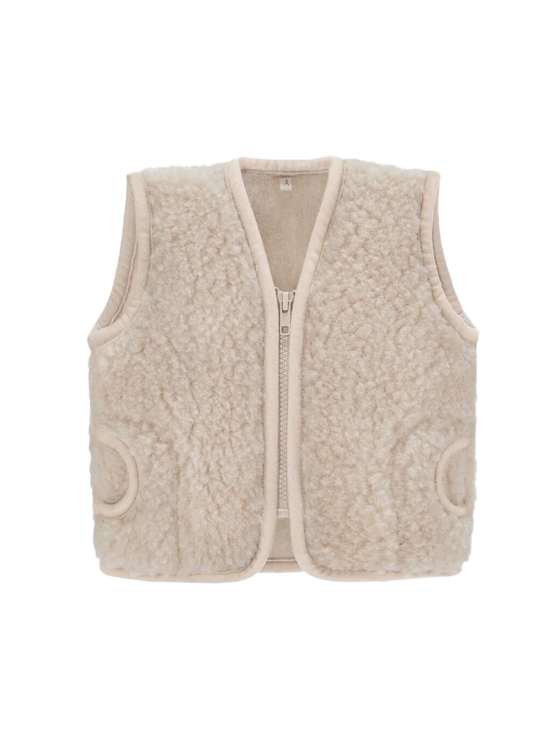 Wełniana kamizelka z podszewką