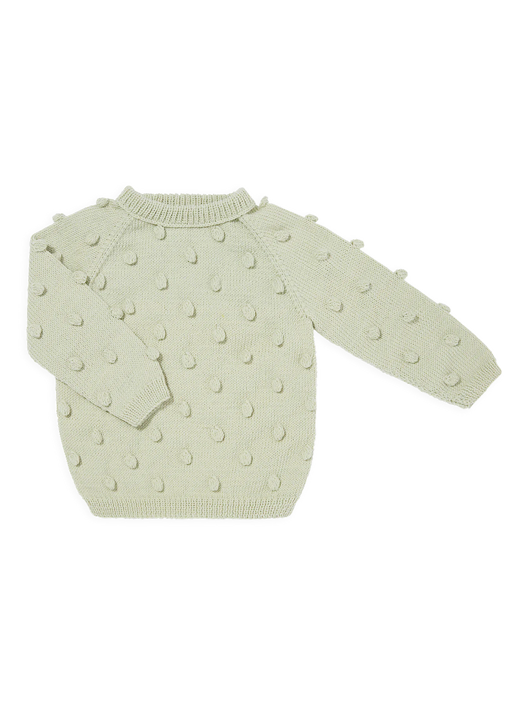Sweterek popcorn z wełny merino Mille Family BÉBÉ Concept 