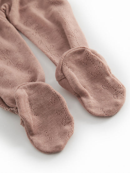 Śpioszki niemowlęce merino Rubetta Pointelle MarMar Copenhagen BÉBÉ Concept 