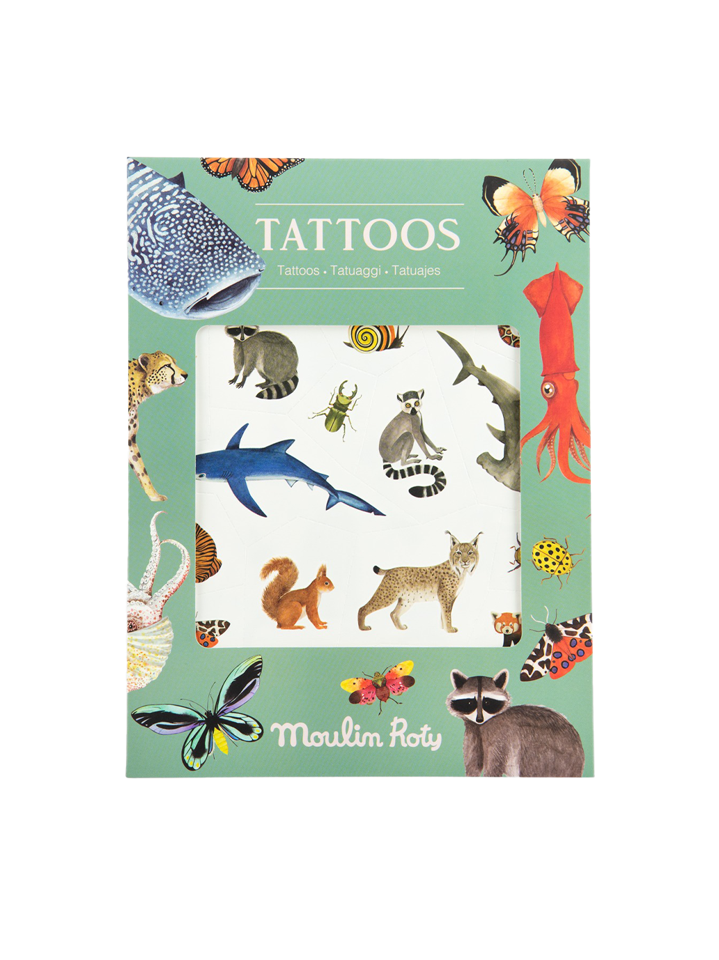 Zmywalne tatuaże Moulin Roty BÉBÉ Concept 