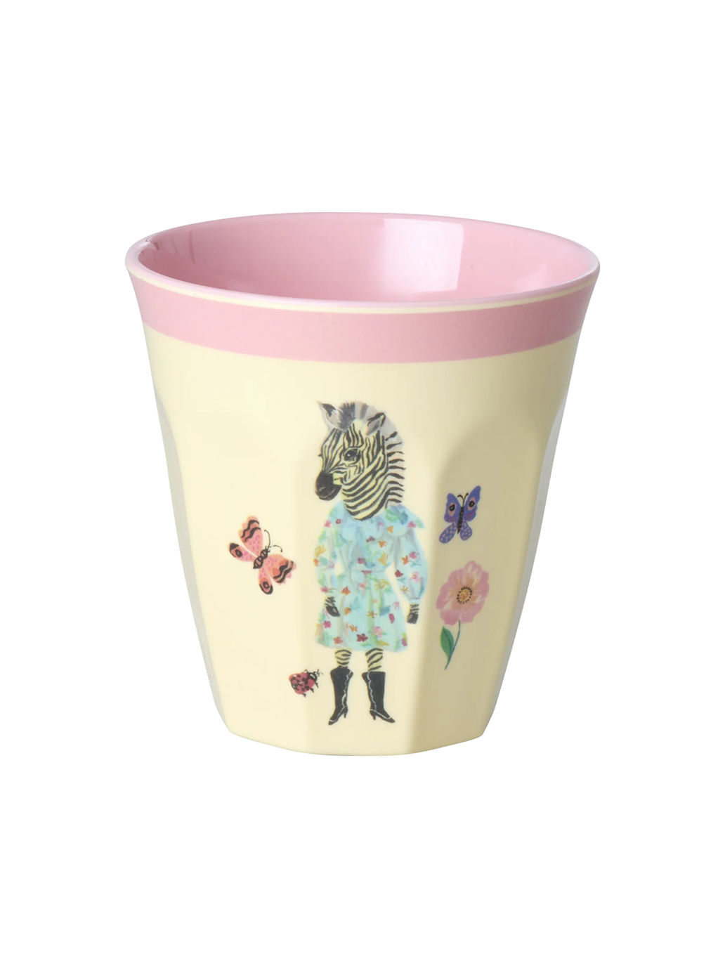 Zestaw kolorowych kubków z melaminy RICE BÉBÉ Concept 