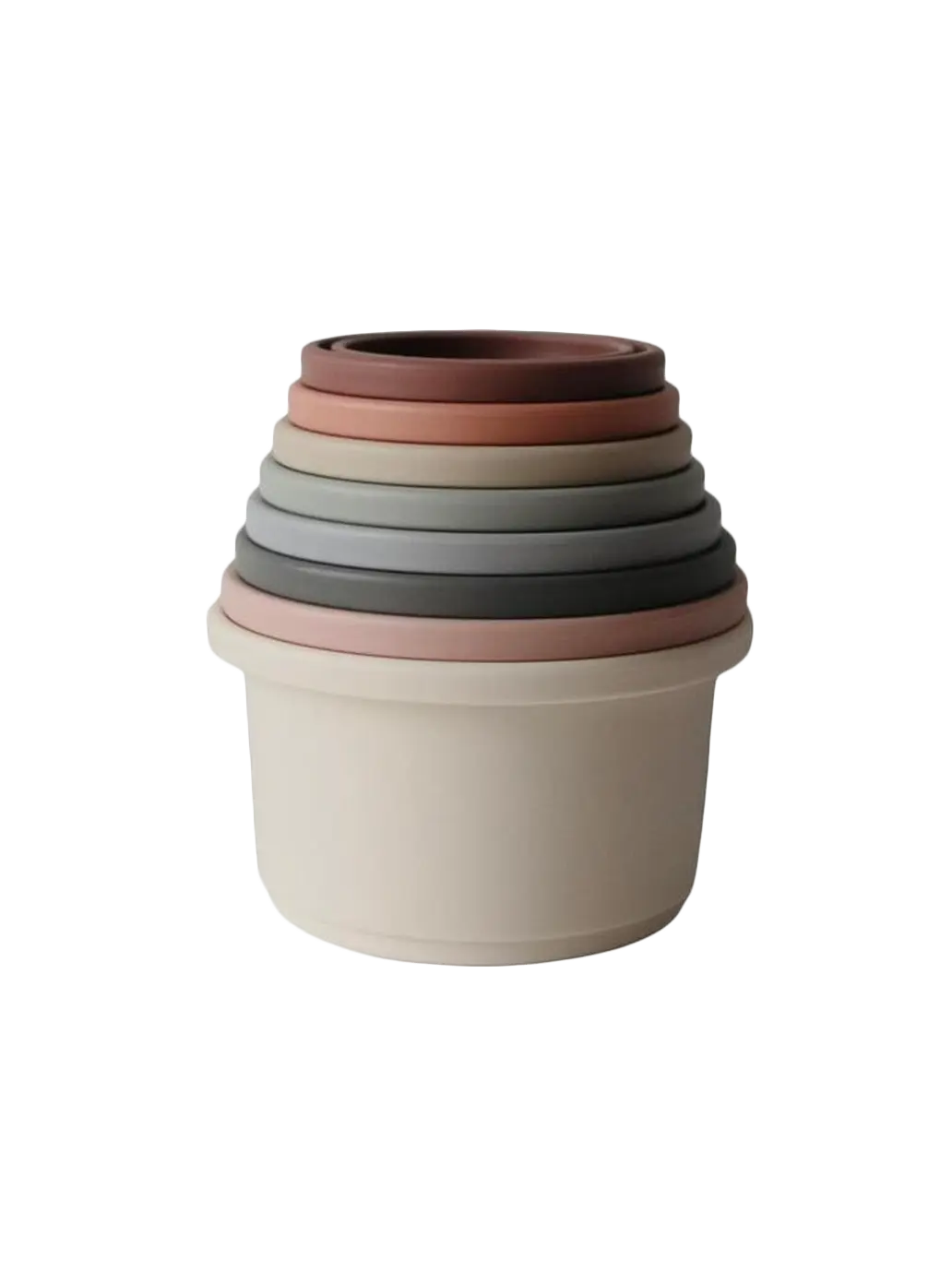 zestaw foremek do układania wieży i zabaw w wodzie lub piasku Mushie BÉBÉ Concept