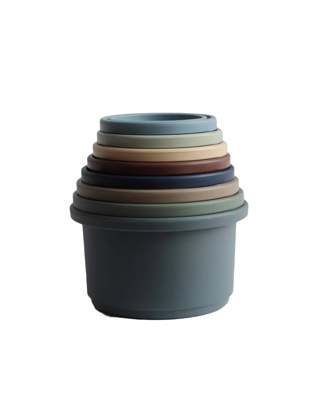 zestaw foremek do układania wieży i zabaw w wodzie lub piasku Mushie BÉBÉ Concept