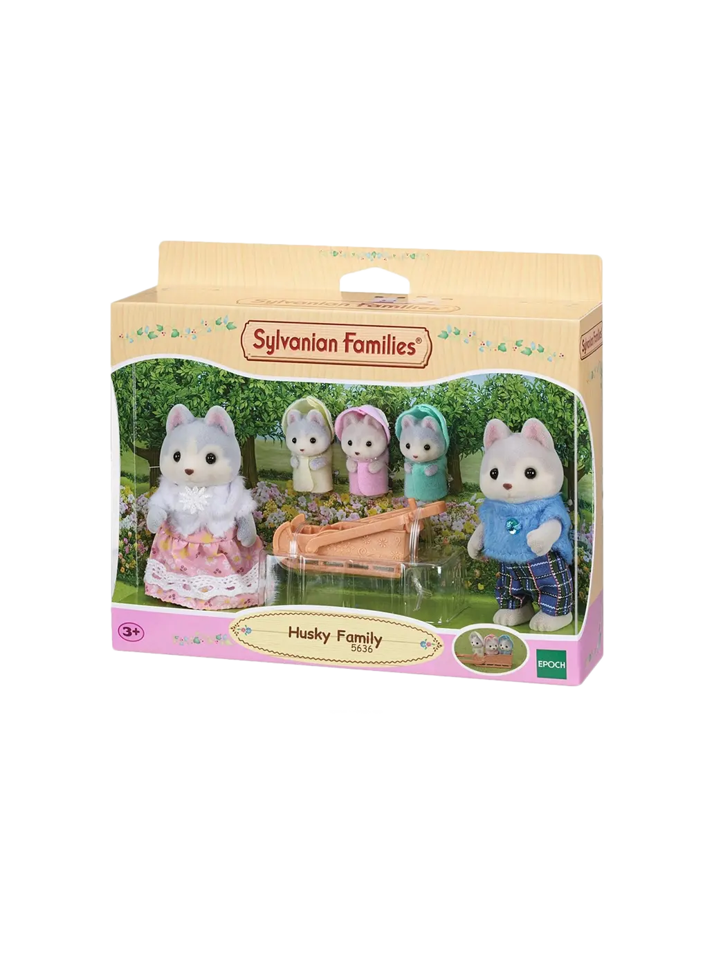 Kolekcjonerskie figurki rodzina Husky Sylvanian Families BÉBÉ Concept 