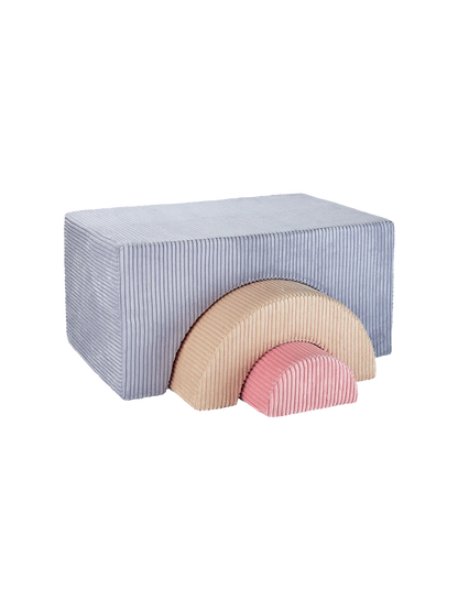 Miękkie klocki Rainbow playset WigiWama BÉBÉ Concept 