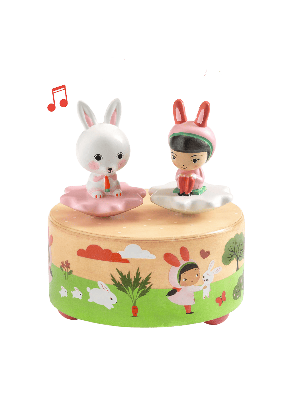 Drewniana pozytywka magnetyczna Djeco BÉBÉ Concept 