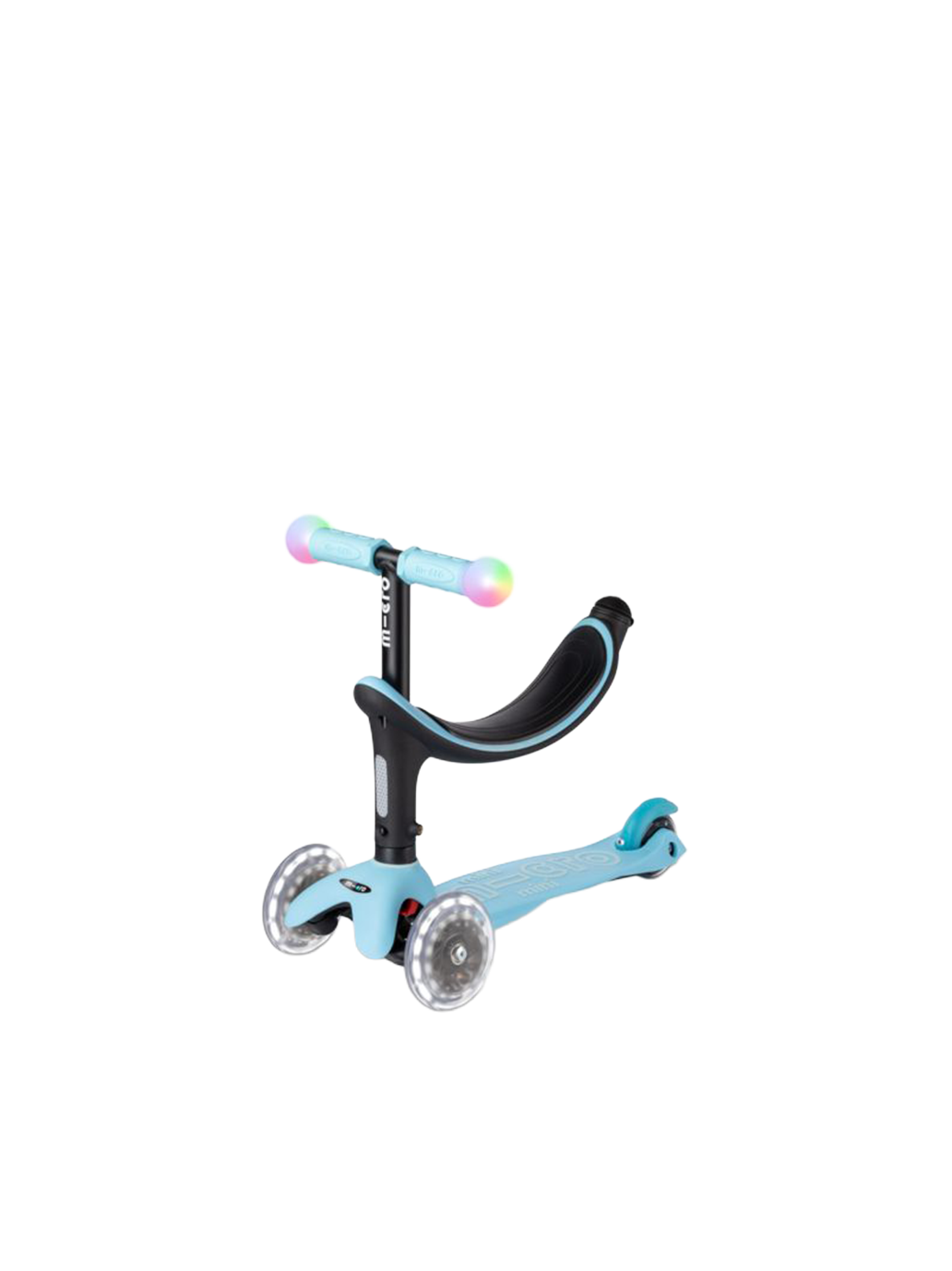 Hulajnoga Mini2Grow Deluxe Magic LED 4w1 Micro BÉBÉ Concept 