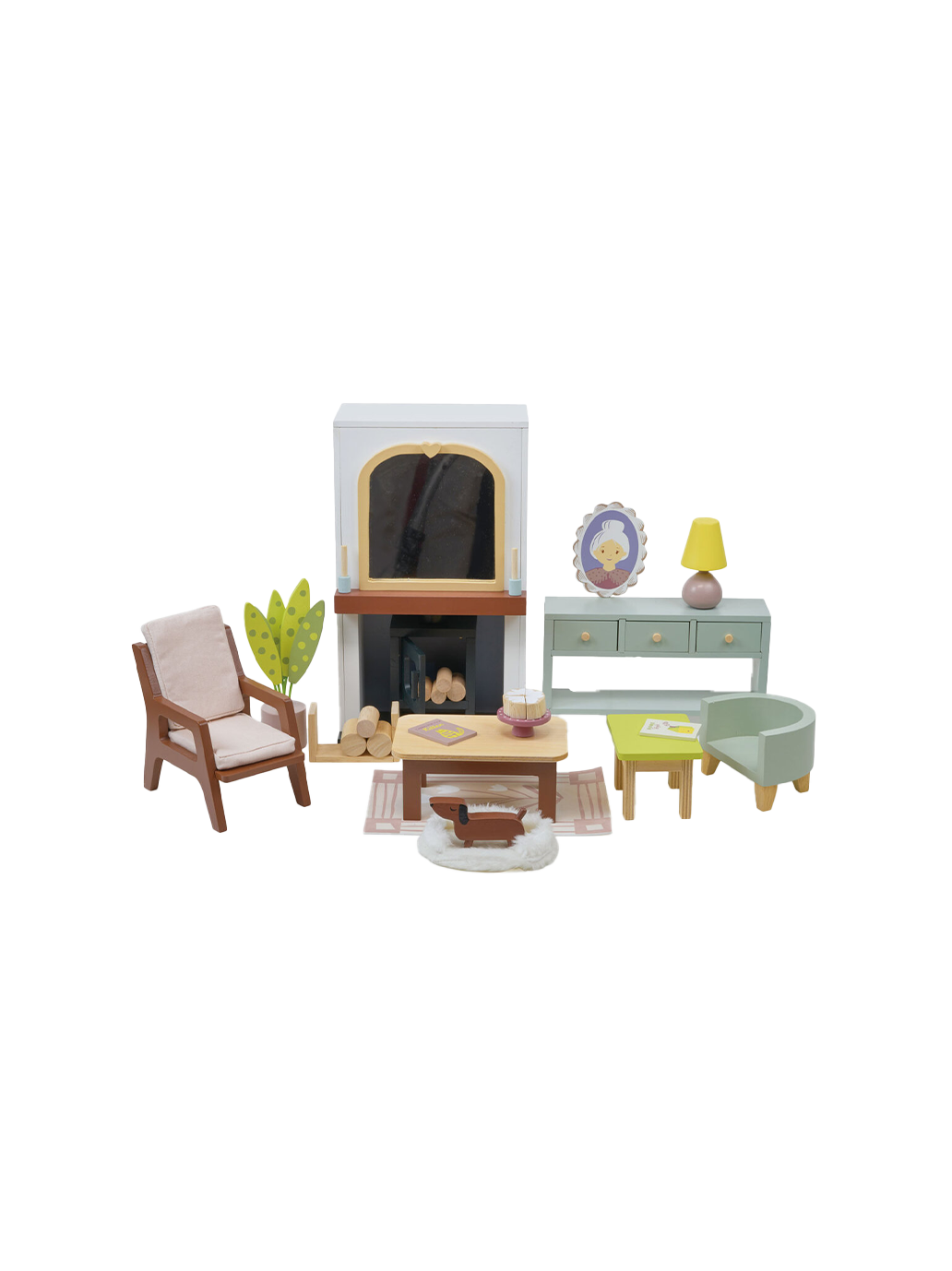 Drewniany domek XXL z wyposażeniem Mulberry Mansion Tender Leaf Toys BÉBÉ Concept 