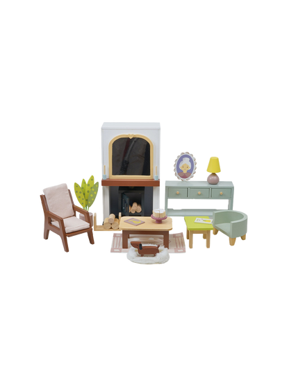 Drewniany domek XXL z wyposażeniem Mulberry Mansion Tender Leaf Toys BÉBÉ Concept 