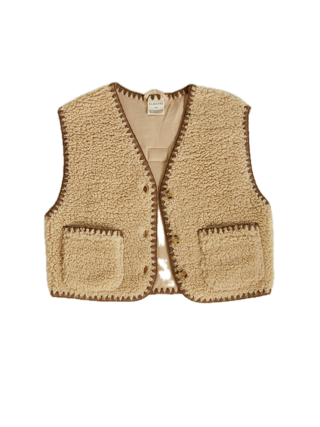 Kamizelka Amos Sand Folk Gilet Claude&amp;Co BÉBÉ Concept 