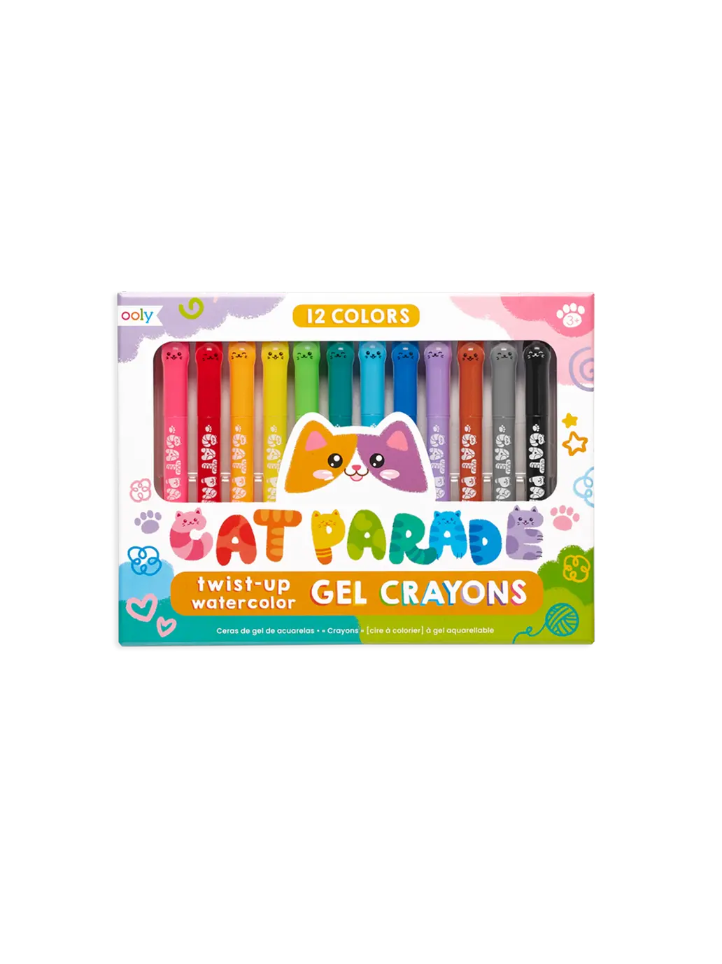 Żelowe kredki akwarelowe Ooly BÉBÉ Concept