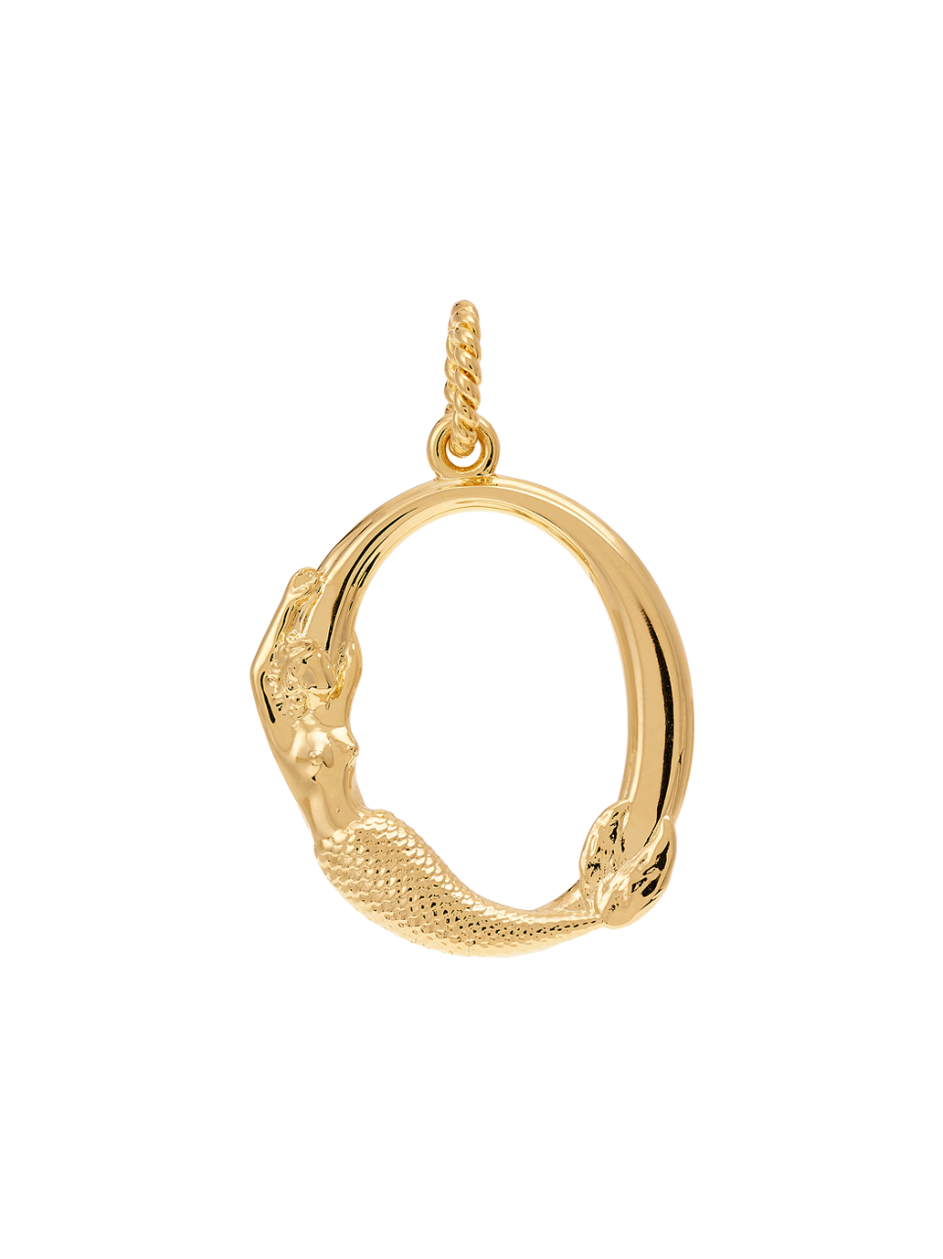 Pozłacana zawieszka Initial Muse Necklace Charm O