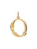 Pozłacana zawieszka Initial Muse Necklace Charm O