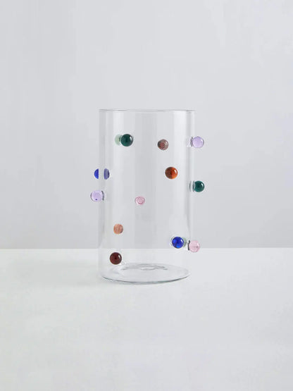 Szklany wazon Pomponette Vase Maison Balzac BÉBÉ Concept 