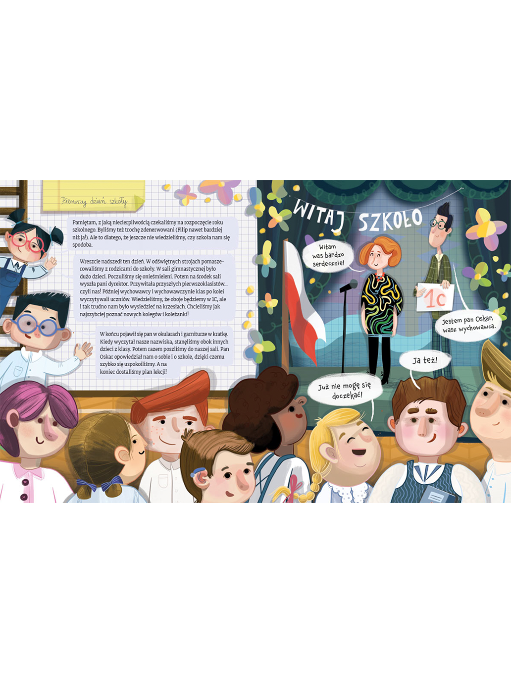 Idziemy do pierwszej klasy Wydawnictwo Nasza Ksiegarnia BÉBÉ Concept