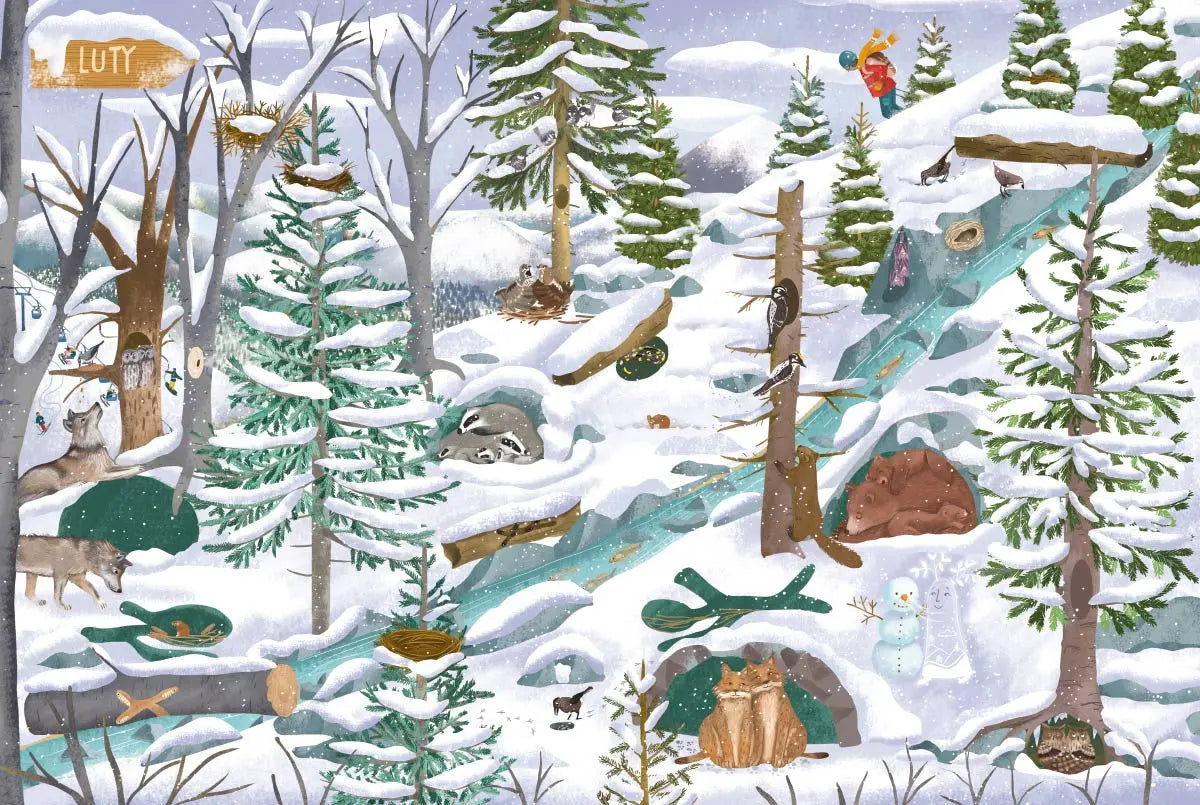 Rok w górach Wydawnictwo Nasza Ksiegarnia BÉBÉ Concept