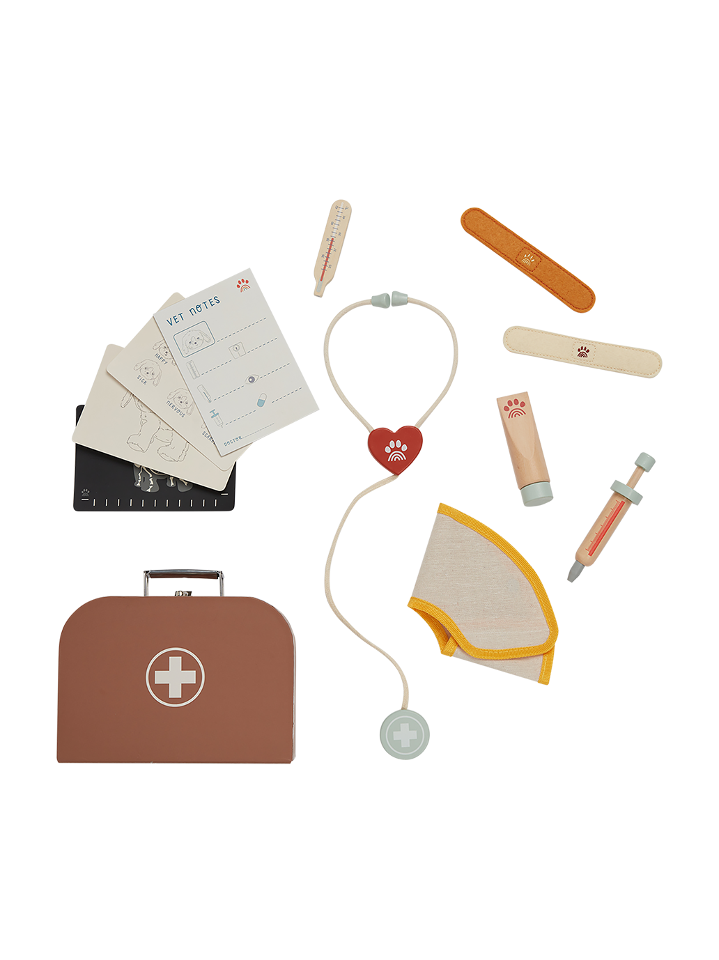 Zestaw do zabawy w weterynarza Dinkum Vet Set Olli Ella BÉBÉ Concept