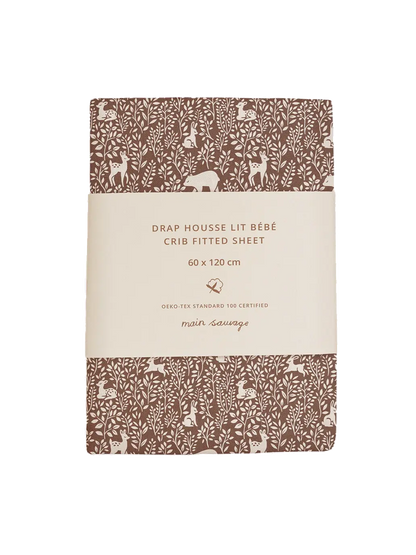 muślinowe prześcieradło do łóżeczka dziecięcego Main Sauvage BÉBÉ Concept