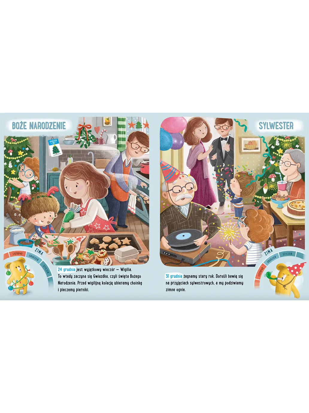 Feluś i Gucio świętują Wydawnictwo Nasza Ksiegarnia BÉBÉ Concept