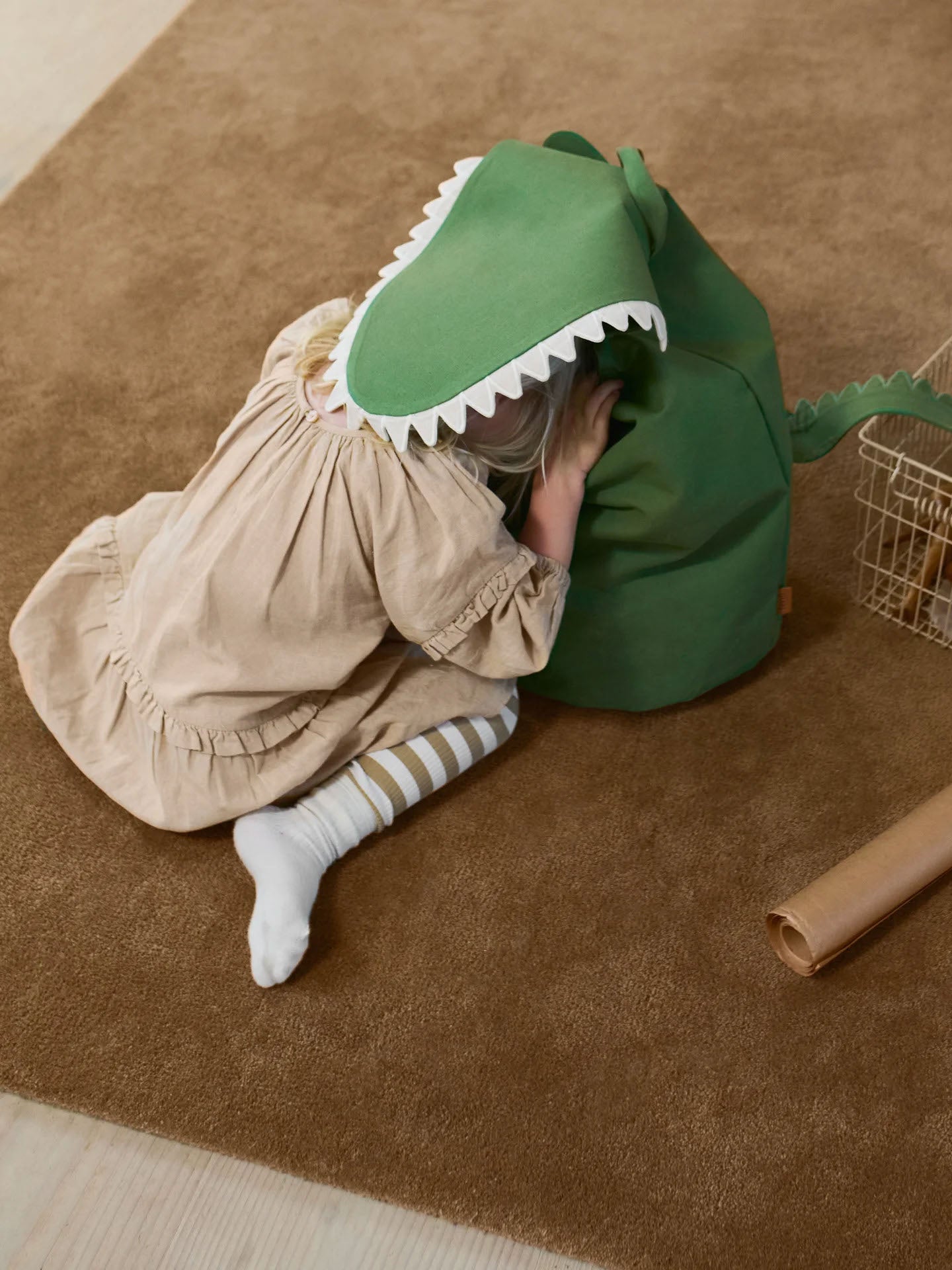 Organizer na zabawki Crocodile Storage Ferm Living BÉBÉ Concept 