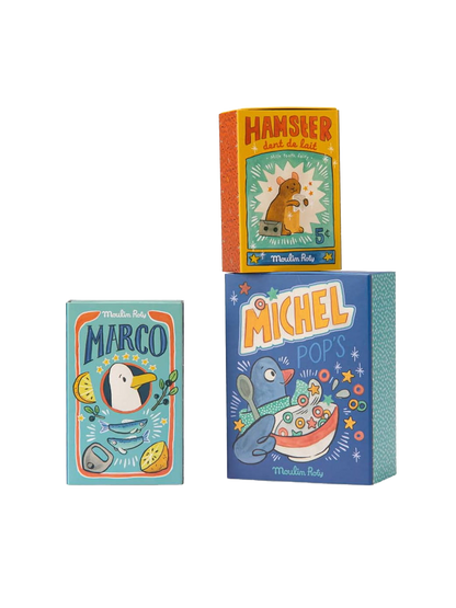 Maskotka grzechotka w pudełku Moulin Roty BÉBÉ Concept 