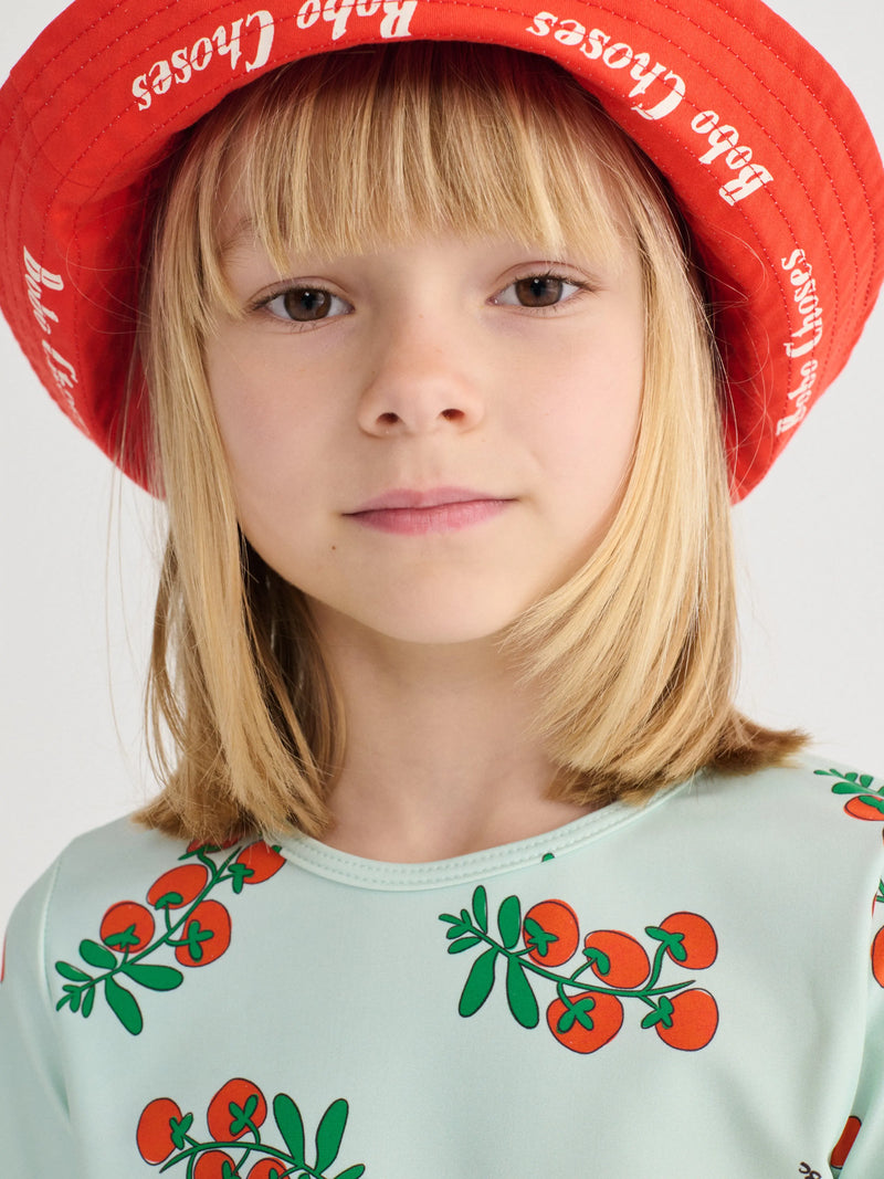 Juicy Tomatoes all over reversible hat Bobo Choses BEBE Concept 