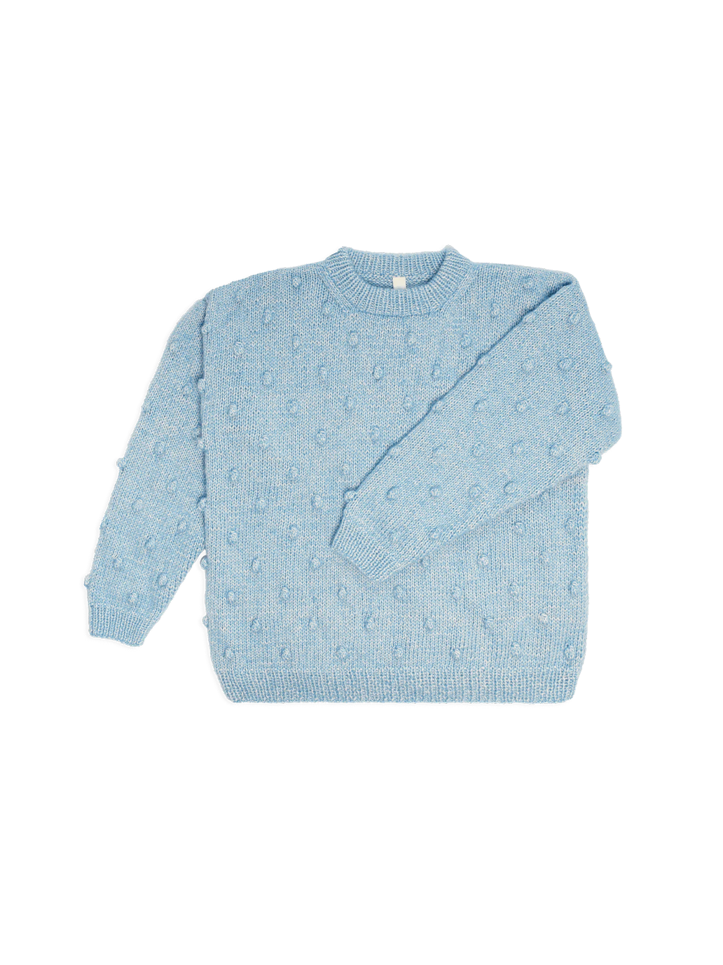 Sweter damski z wełny merino Popcorn Mille Family BÉBÉ Concept