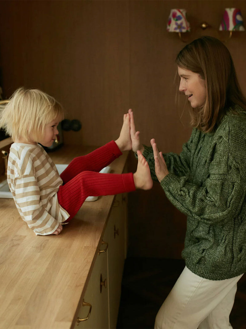 Legginsy z wełny merino dla dzieci Everyday Mille Family BÉBÉ Concept 