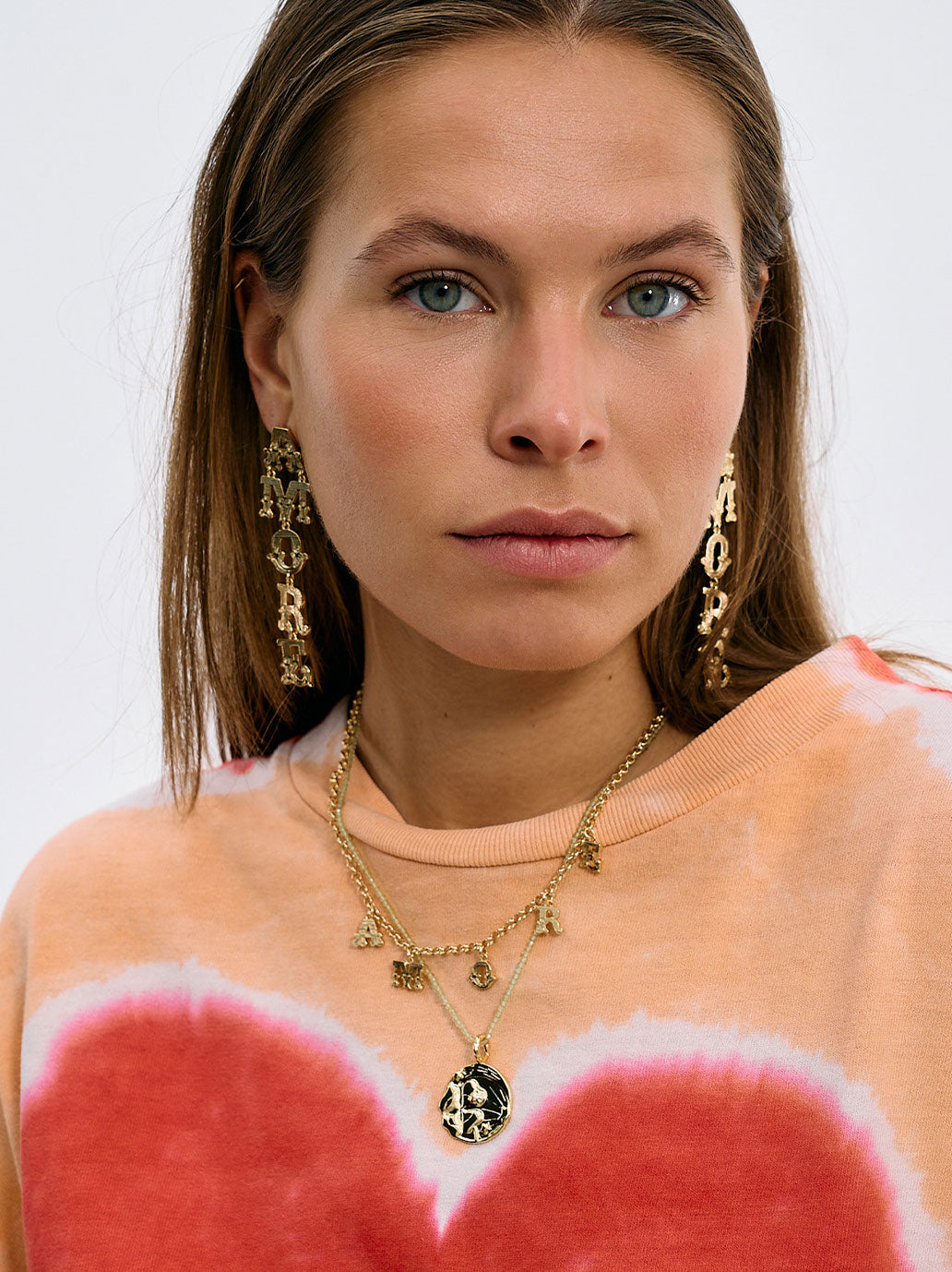 Naszyjnik Amore Choker BRASS GOLD PLATED