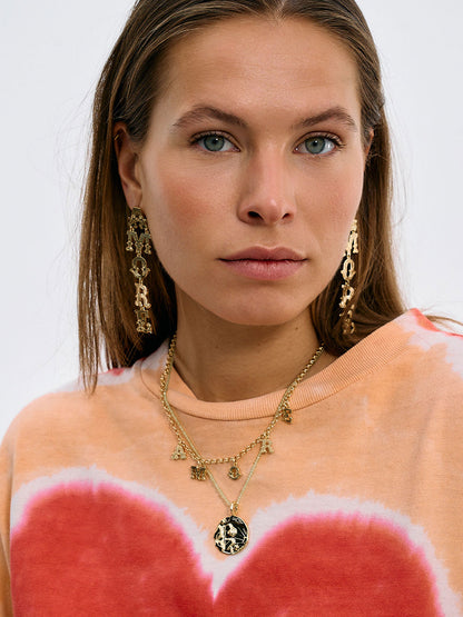 Naszyjnik Amore Choker BRASS GOLD PLATED