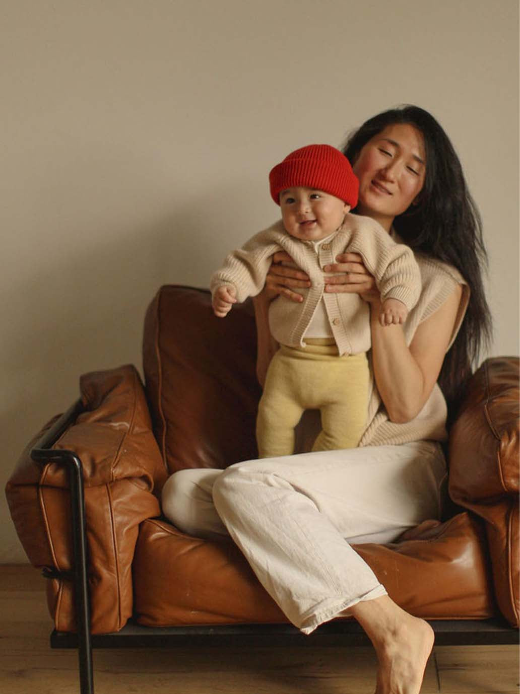 Bezszwowe spodenki z wełny merino Guido Hvid BÉBÉ Concept