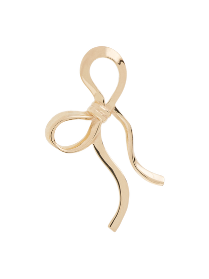 Złota zawieszka Queen&#39;s Bow Charm Anna + Nina BÉBÉ Concept 