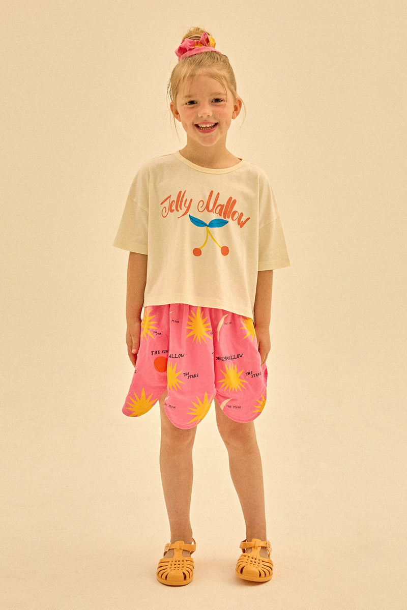 Koszulka Cherry Cropped T-shirt Jelly Mallow BÉBÉ Concept 