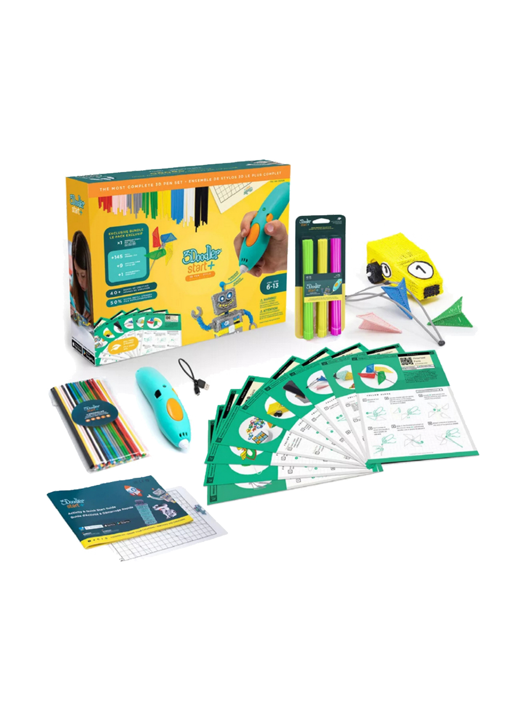 Zestaw 3Doodler Start+ do nauki druku 3D dla dzieci 3Doodler BÉBÉ Concept 