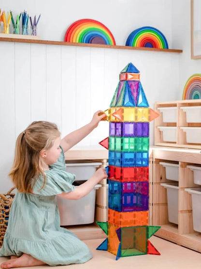 Klocki magnetyczne Rainbow Creative Pack Connetix BÉBÉ Concept 