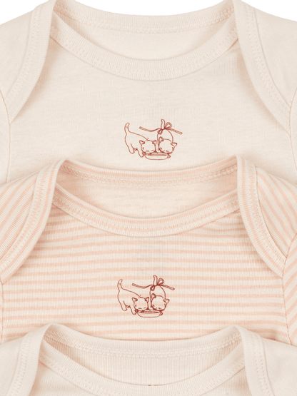 Fanga Fio stripe 3 pack ls body Konges Slojd BÉBÉ Concept 