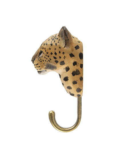 Drewniany haczyk Leopard Wildlife Garden BÉBÉ Concept 