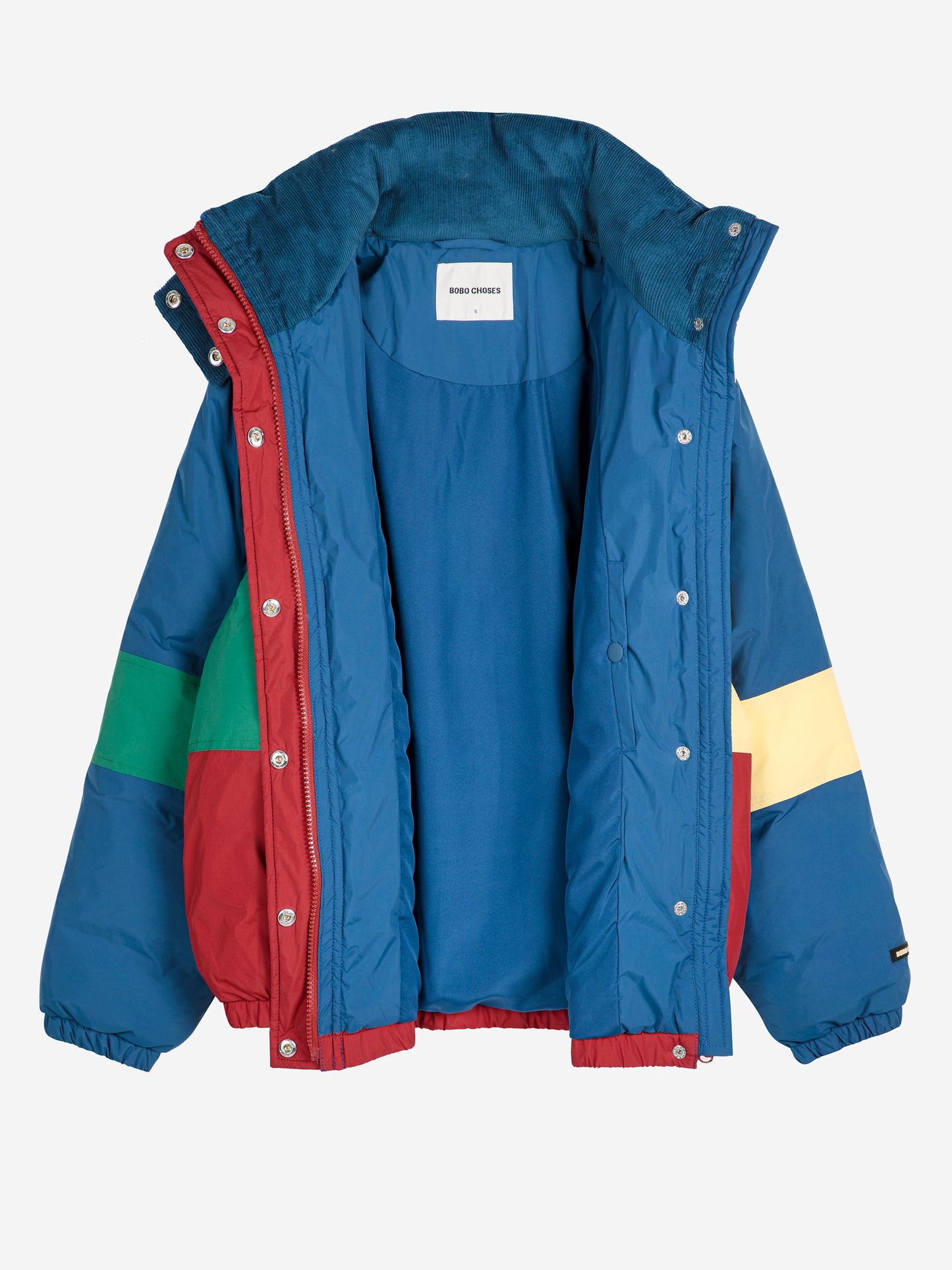 Color block padded puffer Bobo Choses BÉBÉ Concept 