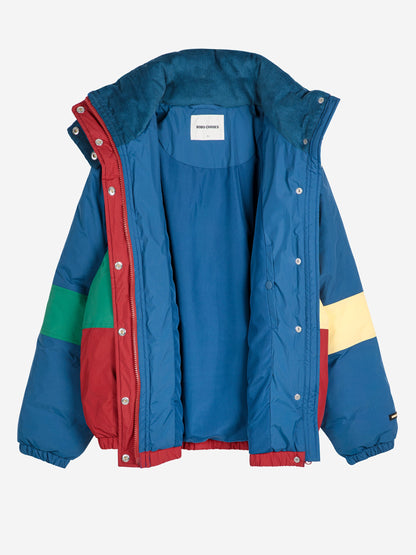 Color block padded puffer Bobo Choses BÉBÉ Concept 