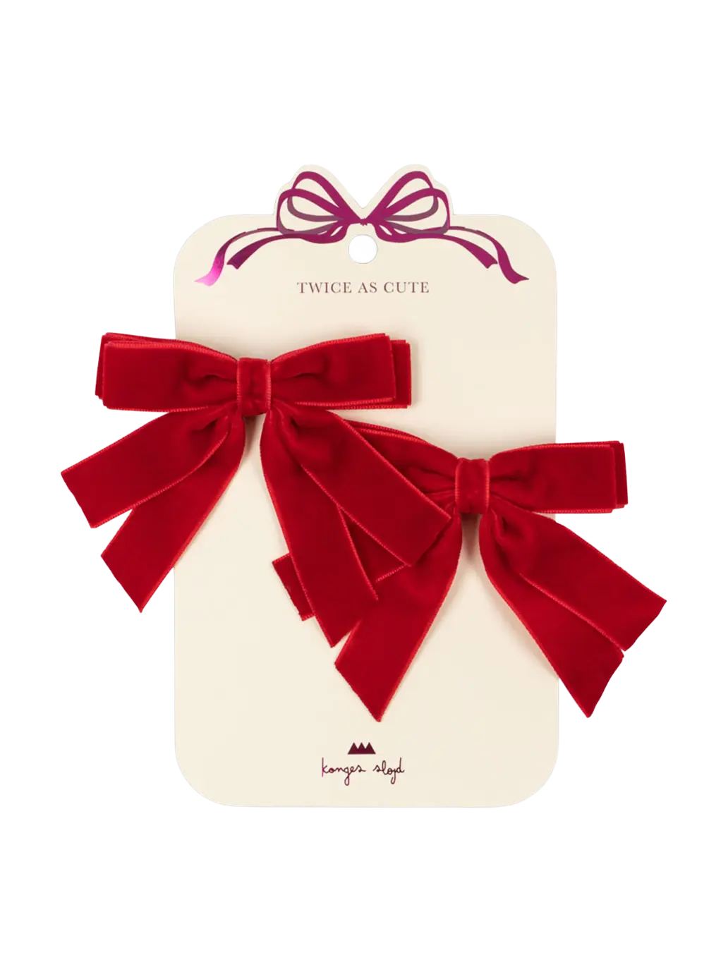 Zestaw spinek do włosów 2-pack Konges Slojd BÉBÉ Concept 