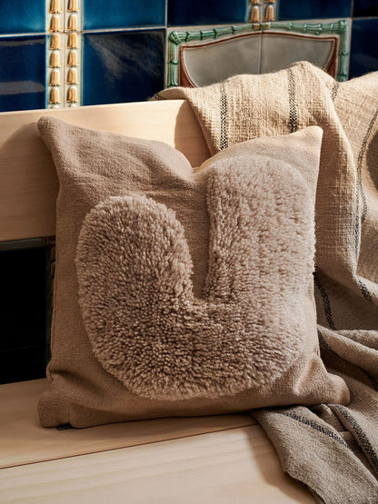 Poduszka ozdobna z wełnianym wzorem Lay Cushion Ferm Living BÉBÉ Concept