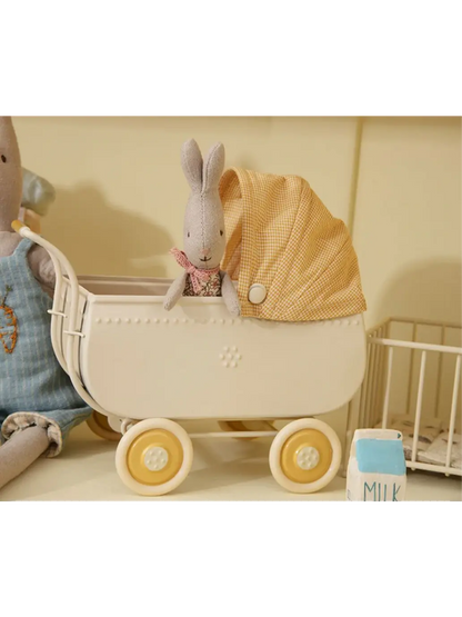 miniaturowy metalowy wózek dla myszek Maileg BEBE Concept 