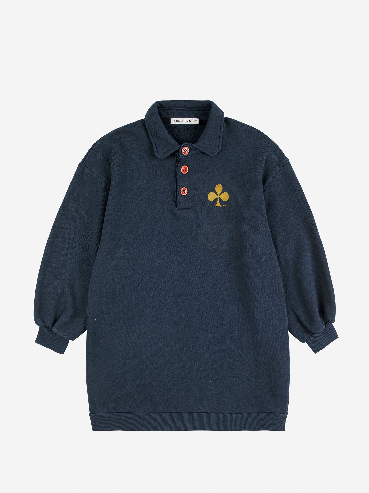Clover polo sweatshirt dress Kids Bobo Choses BÉBÉ Concept 