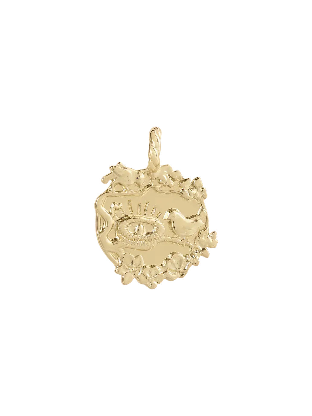 Pozłacana zawieszka Memorable Charm Birth Anna + Nina BEBE Concept 