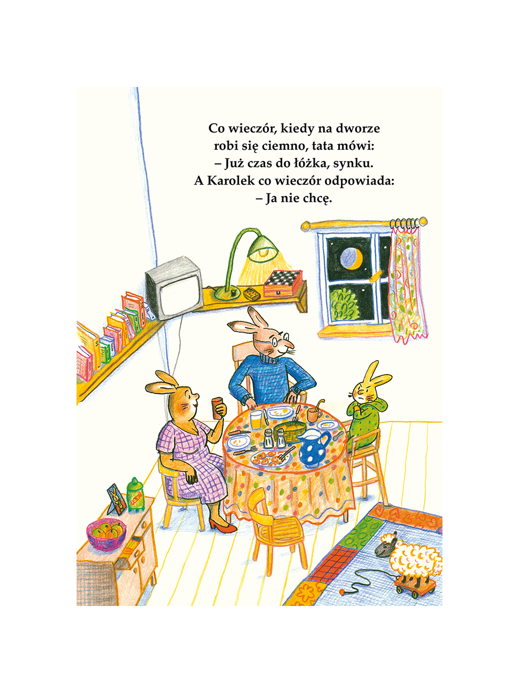 Dobranoc, Karolku! Wydawnictwo Dwie Siostry BÉBÉ Concept