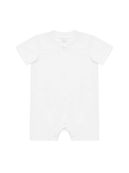 Niemowlęcy cienki rampers NATURAL WHITE