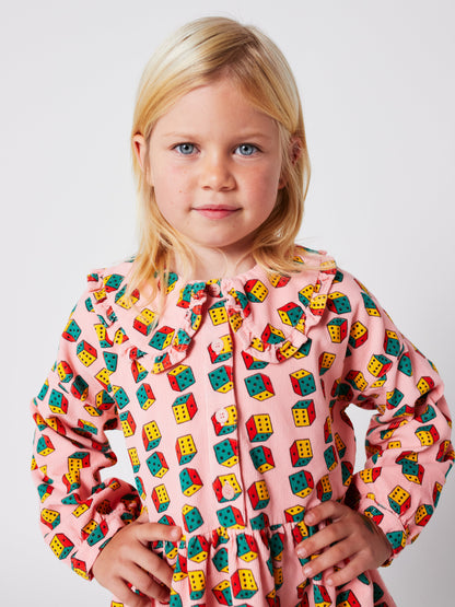 Dices all over micro corduroy dress Kids Bobo Choses BÉBÉ Concept 